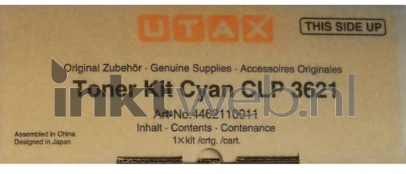 Utax CLP 3621 cyaan Front box