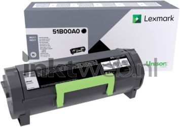 Lexmark 51B00A0 zwart Combined box and product
