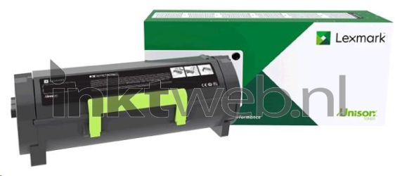 Lexmark 58D2X0E zwart Combined box and product