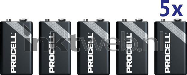 Procell 9V 5-pack Product only