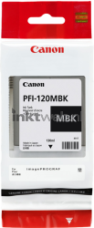 Canon PFI-120MBK mat zwart Front box