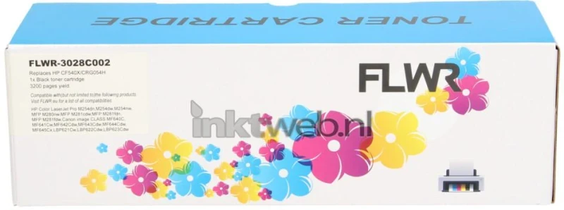 FLWR Canon 054H zwart (Huismerk (compatible))