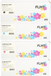 FLWR Oki 44469 multipack zwart en kleur Diverse