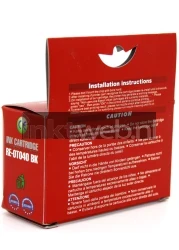 Huismerk Epson T040 zwart Back box