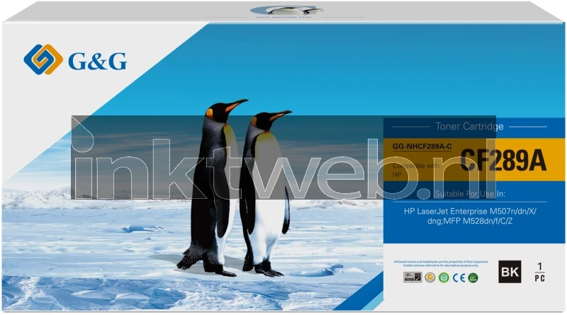 Huismerk HP 89A zwart