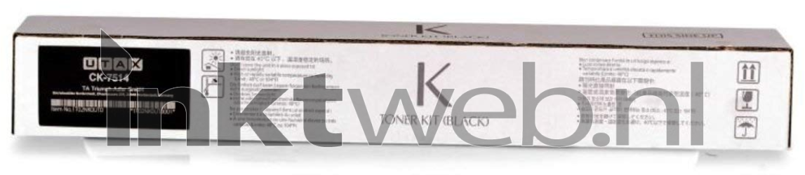 Utax CK-7514 zwart Front box