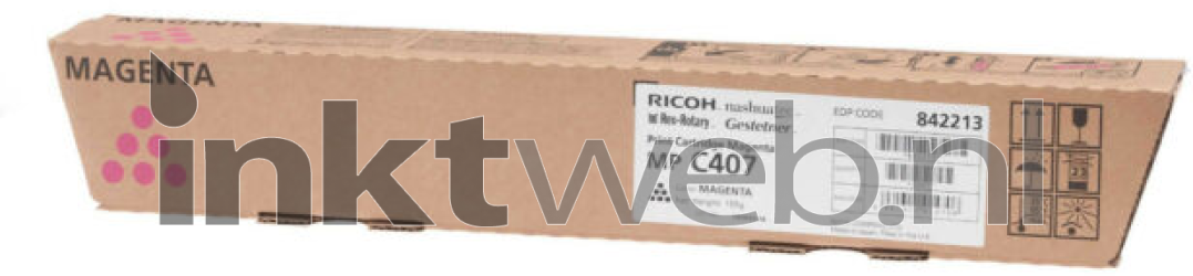 Ricoh MP C407 magenta Front box