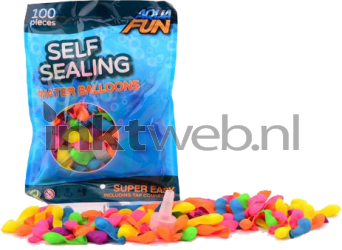 Johntoy zelfsluitende waterballonnen kleur Combined box and product