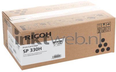 Ricoh SP 330H zwart Front box