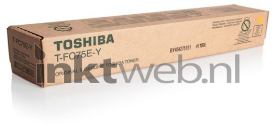 Toshiba T-FC75E-Y geel Front box