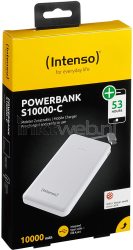 Intenso Powerbank slank S10000-C wit Front box