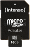 Intenso Micro SDHC kaart Class 10 16GB