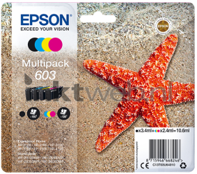 Epson 603 Multipack zwart en kleur Front box