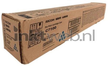 Ricoh Pro C7100 cyaan Front box