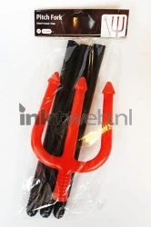 Folat Duivel drietand Halloween 3-delig 120cm zwart Product only