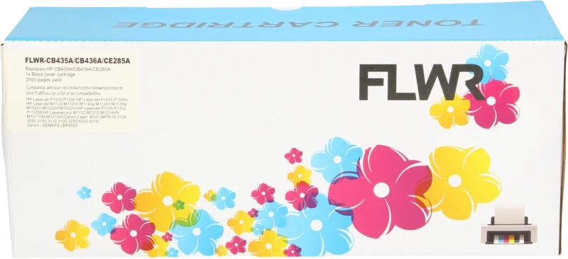 FLWR Canon 712 zwart (Huismerk (compatible))