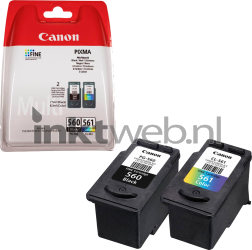 Canon PG-560 / CL-561 Multipack zwart en kleur Combined box and product