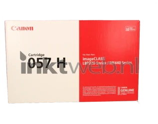 Canon 057H zwart Front box