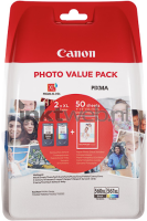 Canon PG-560XL / CL-561XL Multipack met fotopapier (Transport schade) zwart en kleur