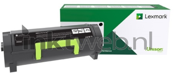 Lexmark 58D2X00 toner zwart Combined box and product