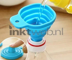 Benson Siliconen Trechter Opvouwbaar rood Product only