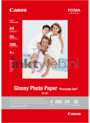 Canon  GP-501 Fotopapier 20 stuks Glans | A4 | 170 gr/m² 20 stuks 0775B082