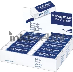 Staedtler Eraser 52650 wit Combined box and product