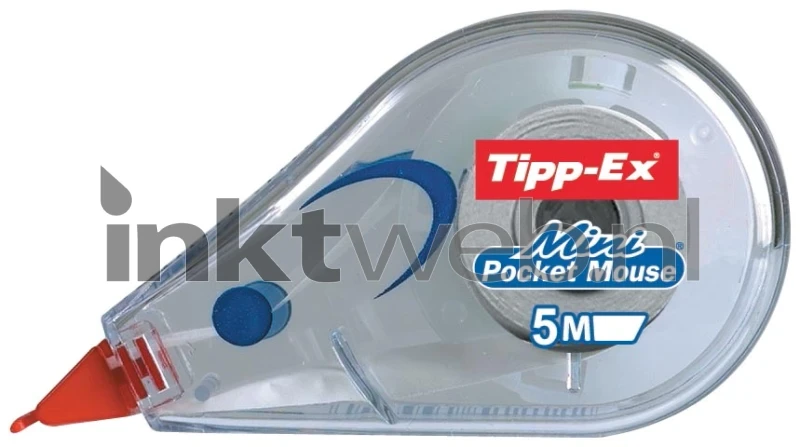 Pack 10 Correctores Tipp-Ex Mini Pocket Mouse - Blanco, Sin Sombras (6m De Cinta)