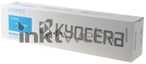 Kyocera Mita TK-8735C cyaan Front box