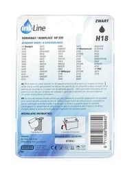 Huismerk HP 339 zwart 