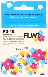 FLWR Canon PG-40 zwart Front box