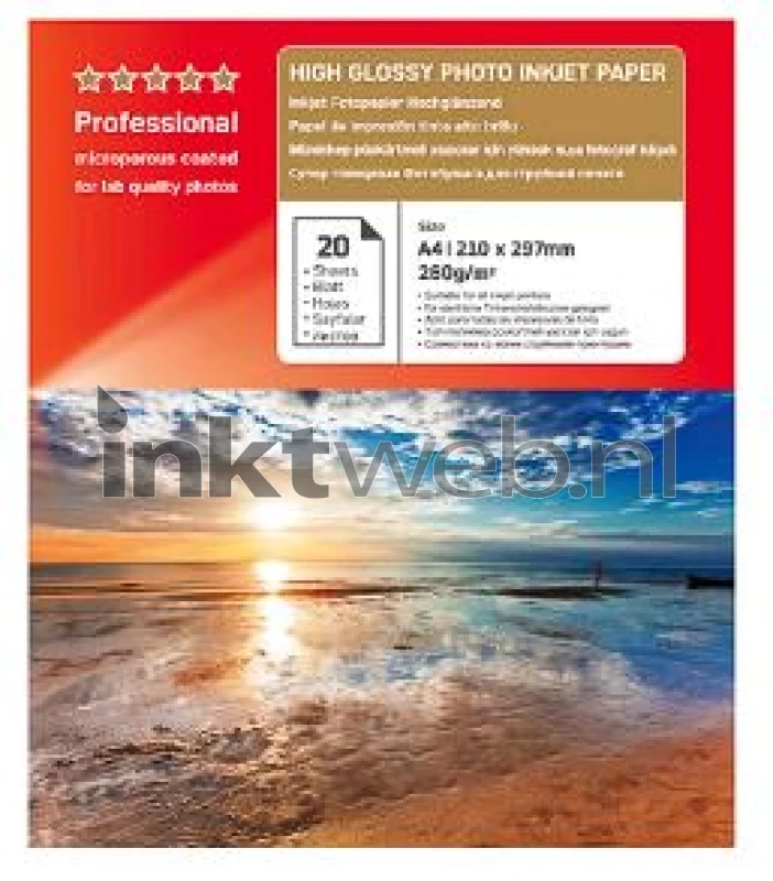 Agfa A4 High Glossy Photo Inkjet Papier 260 grams (Origineel)