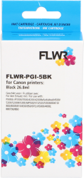 FLWR Canon PGI-5BK zwart