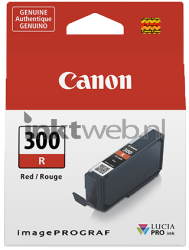 Canon PFI-300R rood Front box