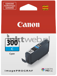 Canon PFI-300C cyaan Front box