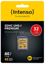Intenso SDHC-kaart UHS-I Premium 32GB Front box