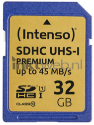 Intenso SDHC-kaart UHS-I Premium 32GB Product only