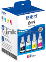 Epson 664 Multipack (Opruiming 4 x 1-pack los) zwart en kleur