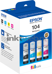 Epson 104 Multipack zwart en kleur Front box