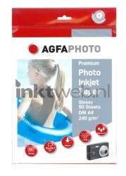 Agfa  Fotopapier Glans | A4 | 240 gr/m² 50 stuks AP24050A4