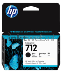 HP 712XL zwart Front box