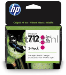 HP 712 3-pack magenta Front box