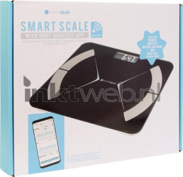 Silvergear Bluetooth Smart Scale zwart Front box