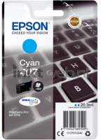 Epson 407 inktcartridge (Anders stiftmarkering) cyaan
