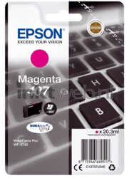 Epson 407 inktcartridge magenta Front box