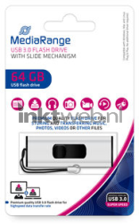 MediaRange USB 3.0 flash drive 64GB Front box