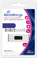 MediaRange USB 3.0 flash drive 256GB Front box