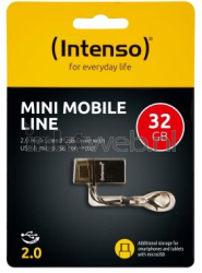 Intenso Mini Mobile Line USB-stick 32GB Front box