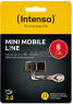 Intenso Mini Mobile Line 8GB zwart