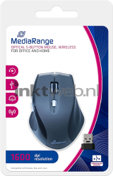 MediaRange MROS203 - Draadloze muis, 5 knoppen Front box